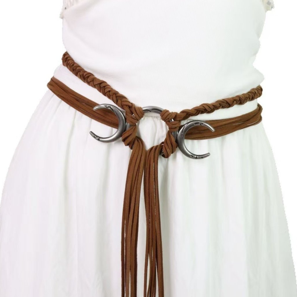 Retro Snake-Shape Woven Belt for Women