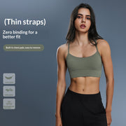 Sexy Yoga Bra for Women - Comfortable Sports Bra with Padding Inserts