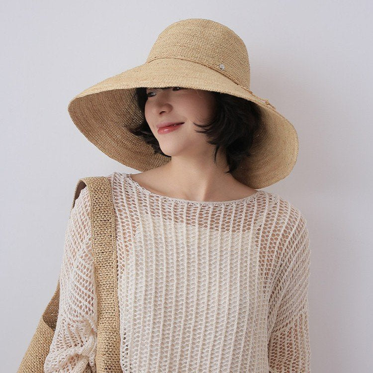 Straw Sun Hat for Women - Sun Protection & Breathable