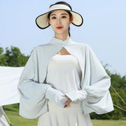 Stay Cool & Protected Long Cape for Women Cycling Outdoor