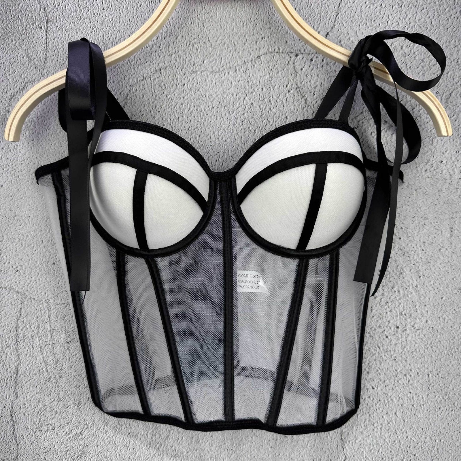 Sexy Strapless Bandeau with Waist-Cinching Straps