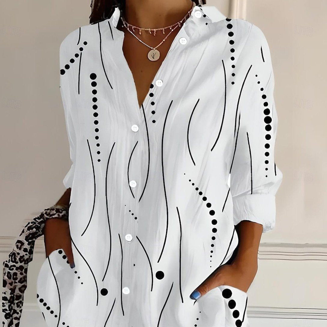 Leisure Long Sleeve Tops for Women
