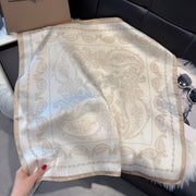 Vintage Cashmere Pattern Scarf Square Kerchief