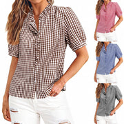 Loose-fit Plaid Button-down Shirt