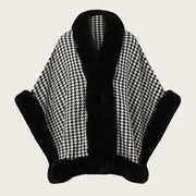 Warm Houndstooth Shawl