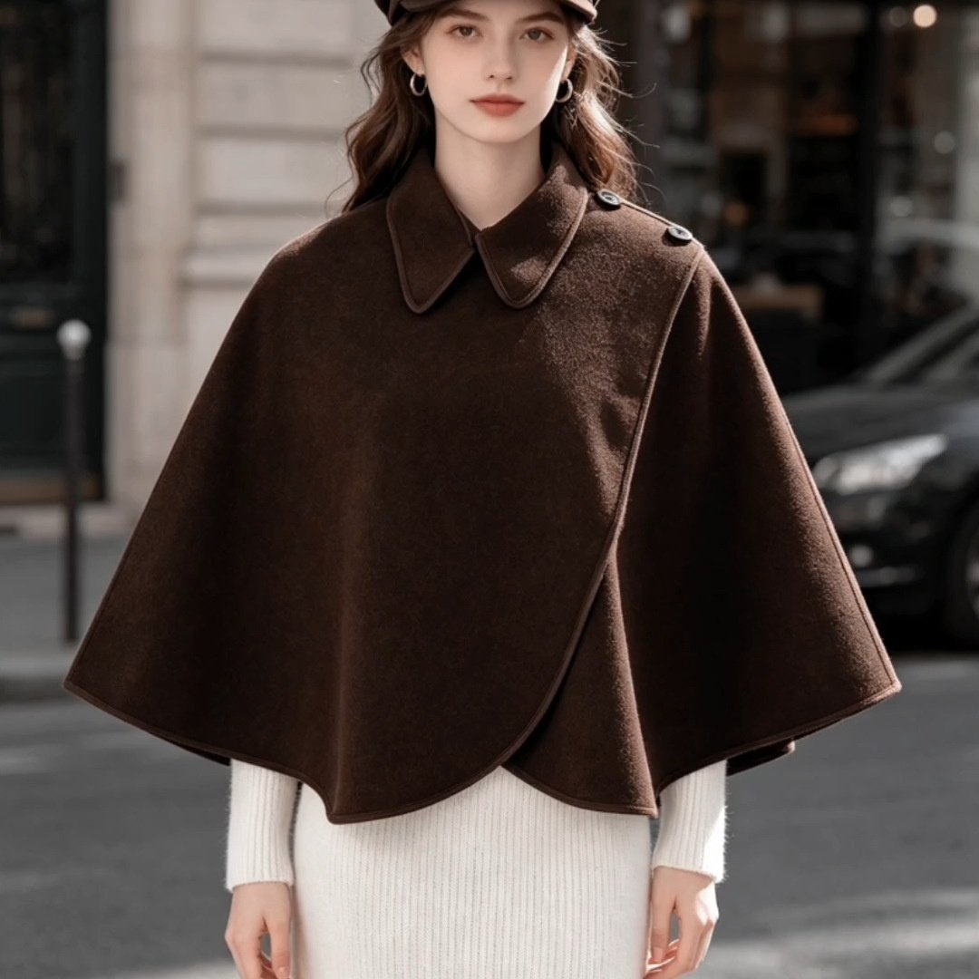 Cozy Knit Cape