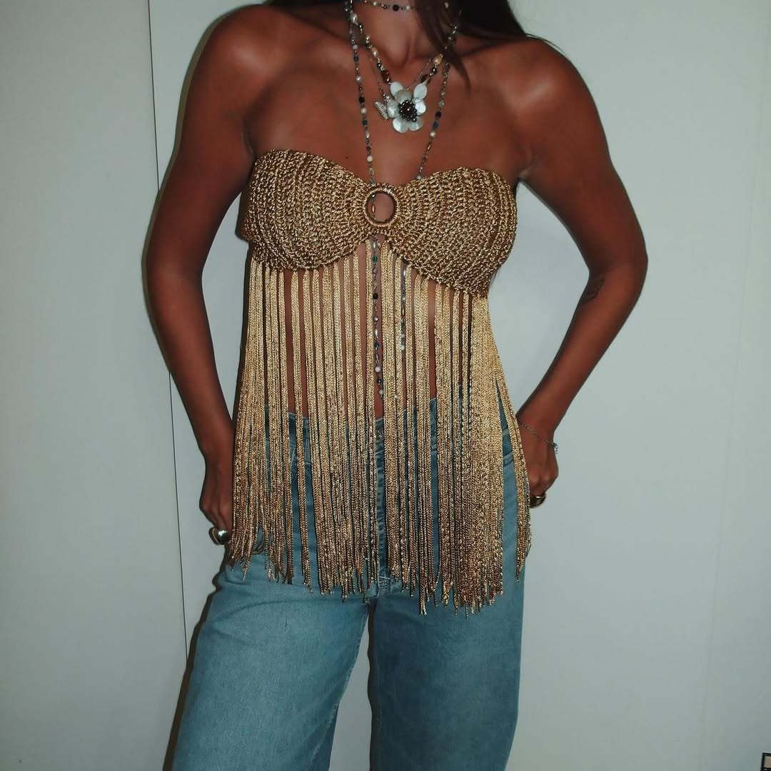 Elegant Halter Neck Tube Top for Women