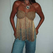 Elegant Halter Neck Tube Top for Women