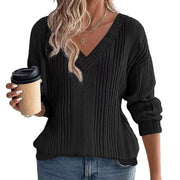 Women's Long-Sleeve Knit Tops for Casual Wear