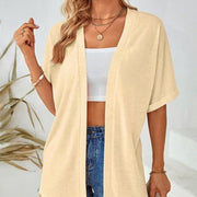 Casual Solid-Color Tunic Blouse for Women