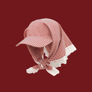 Chic Plaid Headscarf for Women - Adjustable Tie