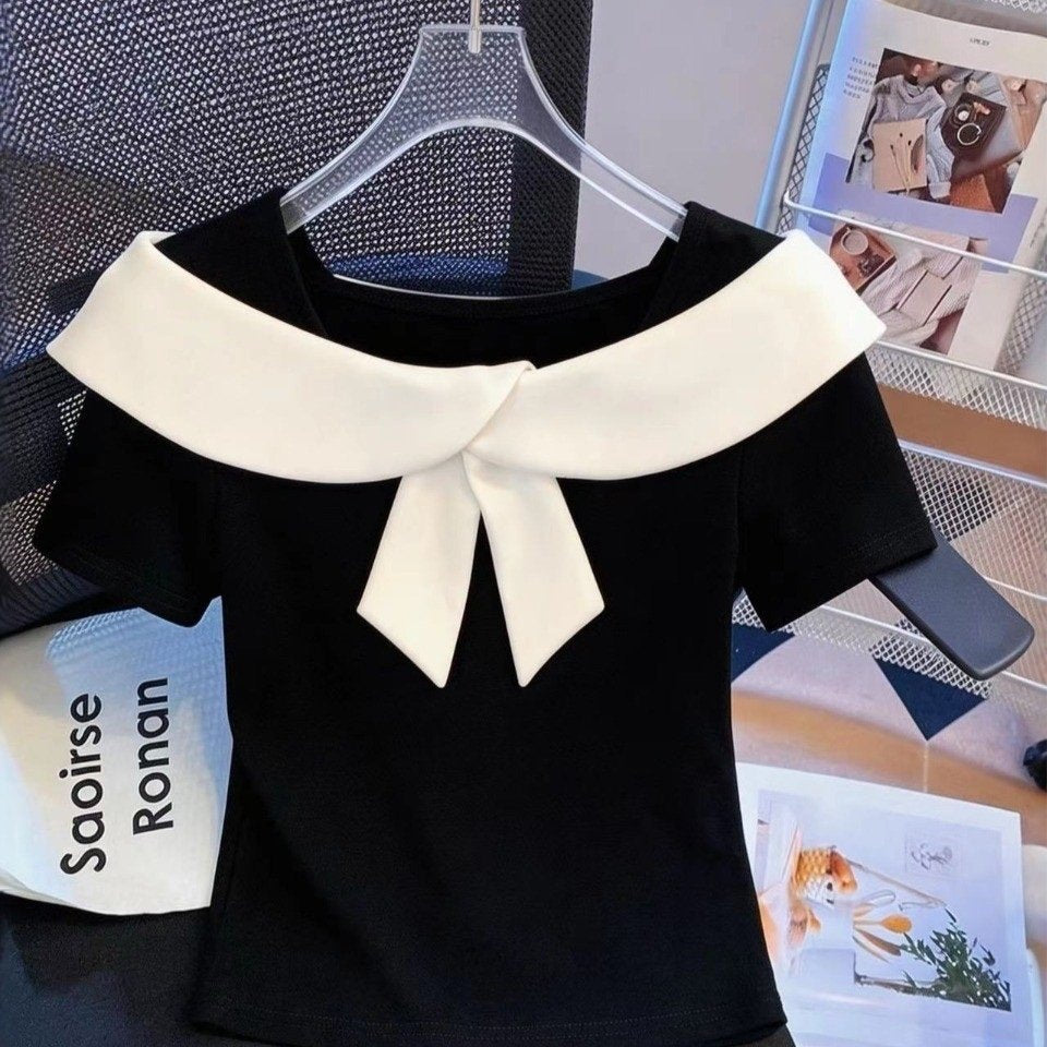 Luxury Short-sleeve T-shirt Top for Women
