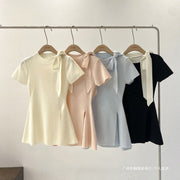 Lightweight A-Line Bow Tie Dress