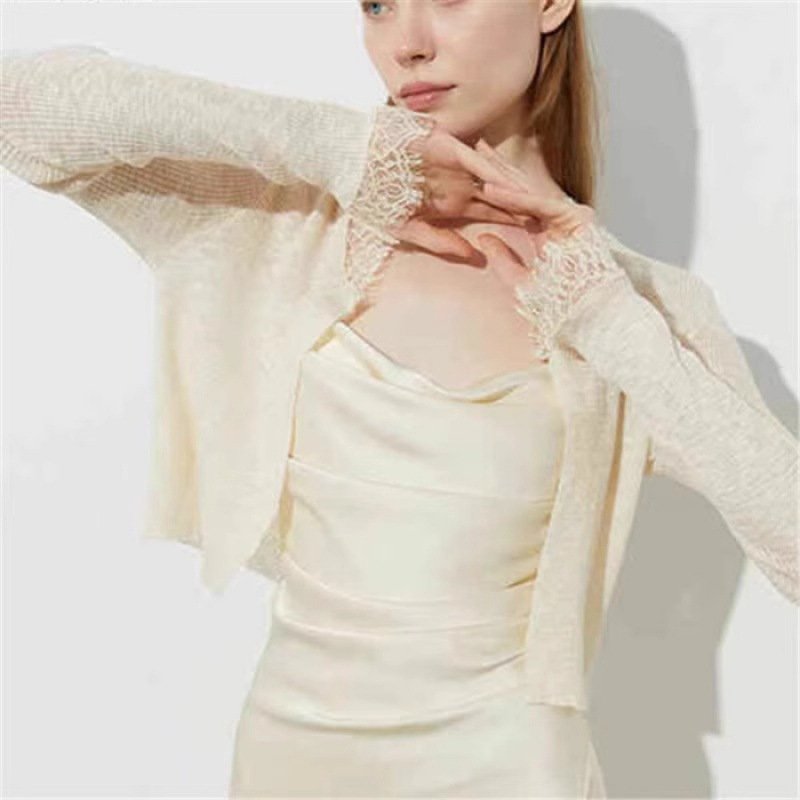 Bamboo-effect Long-sleeve Sun Top