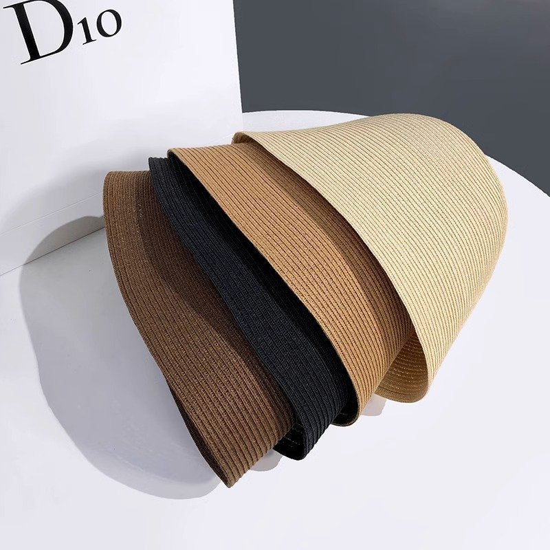 Foldable Korean Sun Hat - Breathable Summer Shade