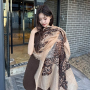Fashionable Sun-Protective Scarf with Print