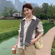 Cozy Striped Shawl for Women