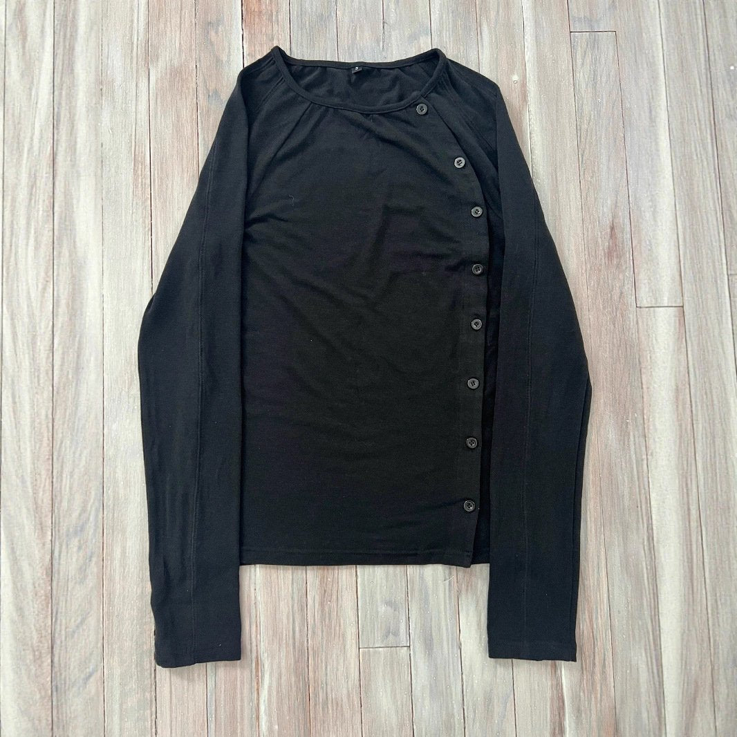 Long-Sleeved Crew-Neck T-Shirt for Men and Women
