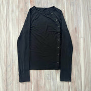 Long-Sleeved Crew-Neck T-Shirt for Men and Women
