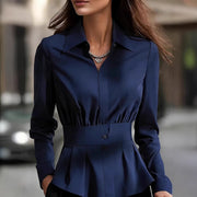Women's Long-sleeve Plain Tops for Everyday Wear