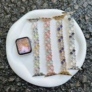 Daisy-Flower Elastic Watch Strap - Versatile & Fashionable
