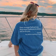Celestial Shine Oversized Tee for Women