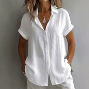 Breathable Pleated Casual Blouse for Women