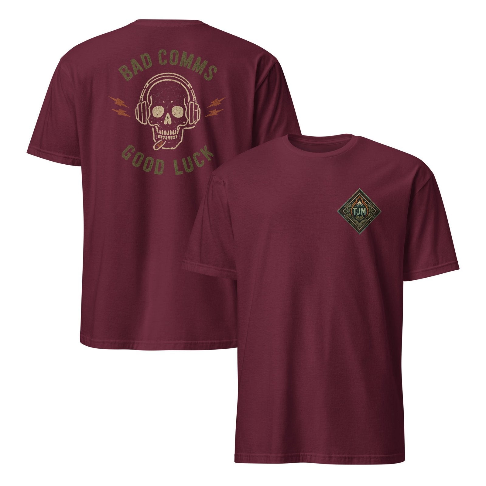 Unisex Summer Tee, Round Neck, Short Sleeves, Soft Polyester