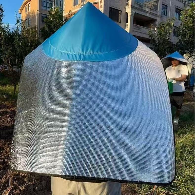 Protective Sun Hat Cape with Pointed Top