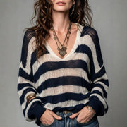Cozy Autumn Striped Top