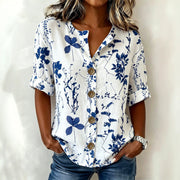 European Style Slim Fit Cotton-Linen Shirt