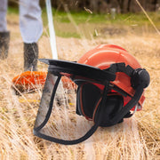Protective Gardening Set - Noise-Reducing Ear Muffs & Face Shield