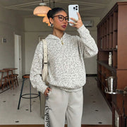 Leopard Print Hoodie