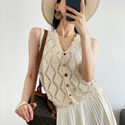 Elegant Summer Cardigan Vest for Women