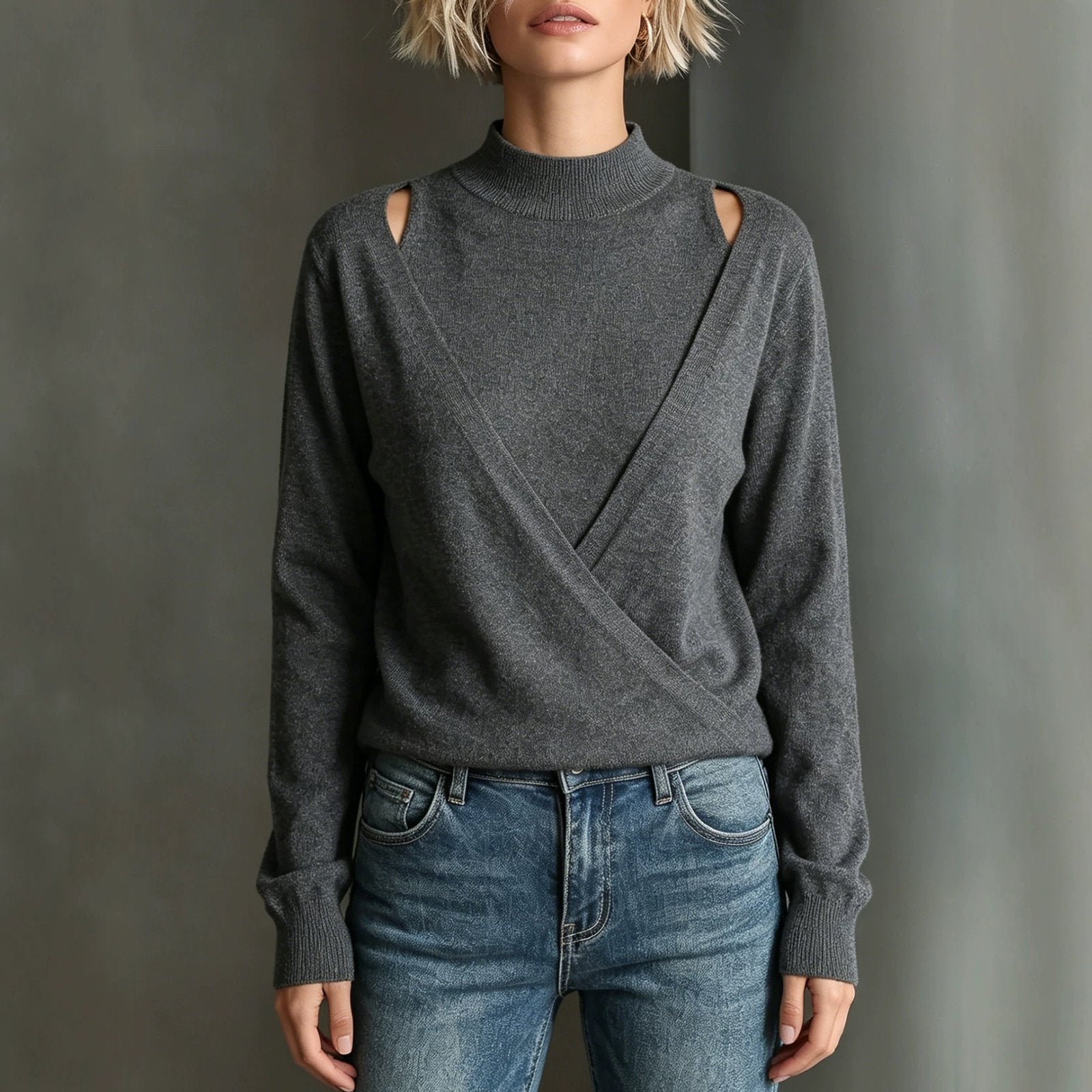 Elegant Off-Shoulder Long Sleeve Top for Women