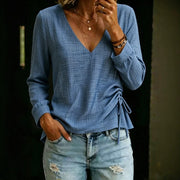 Cozy Autumn Long-sleeve Blouse