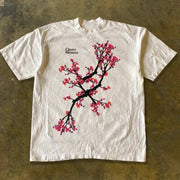 Street-Style Crew-Neck T-Shirt for Women