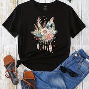 Floral Print Casual Top for Women