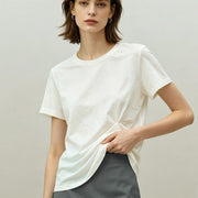Protective Women's Short-Sleeve Top - White & Breathable