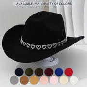 Elegant Rhinestone Denim Hat for Women