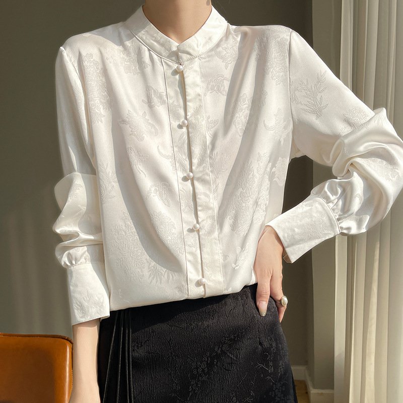Chic Animal Print Blouse Top