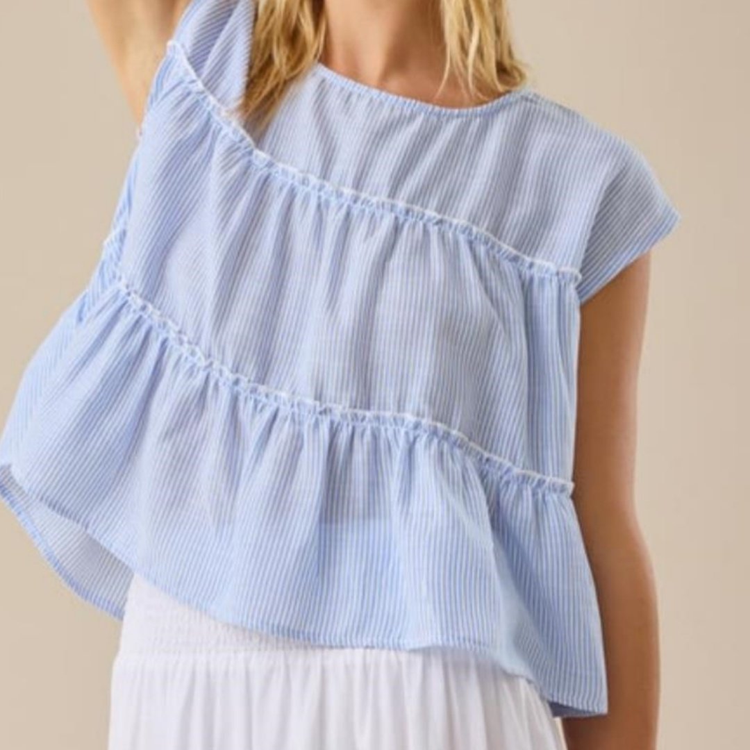 Loose-fitting Patchwork Blouse for Women