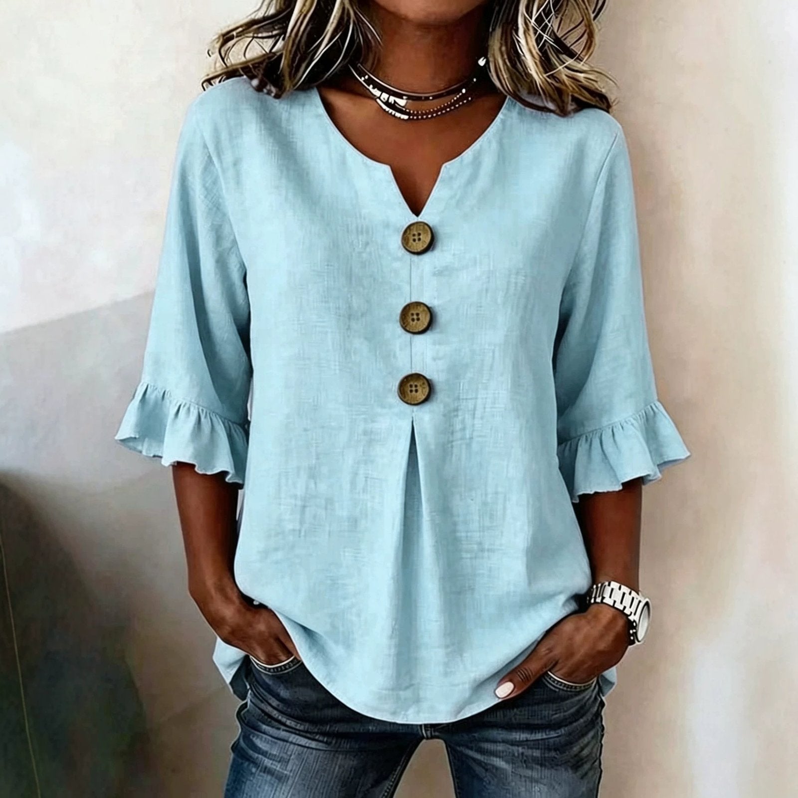V-Neck Summer Top