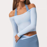 Stay Cool & Dry Off-the-Shoulder Sport Top