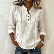Summer Loose Fit Long Sleeve Shirt for Women
