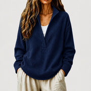 Cozy V-Neck Sweatshirt