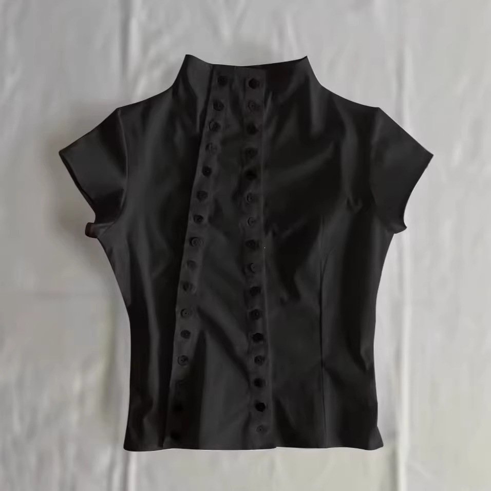 Slim-fit Waist-cinching Cropped Top for Women