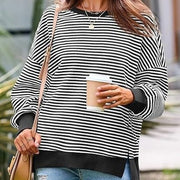 Cozy Long-Sleeve Crew Neck Hoodie for Women