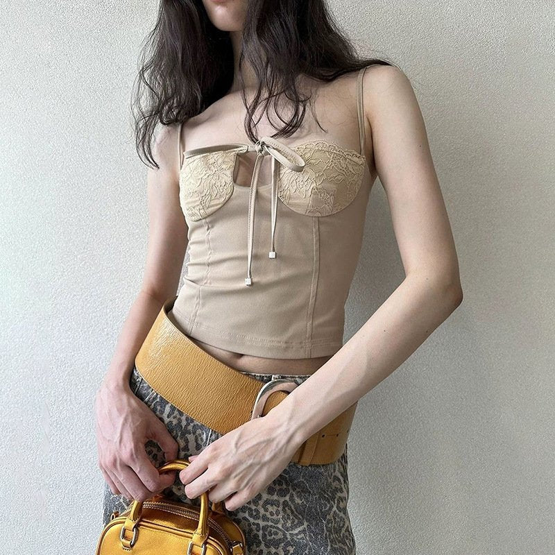 Slimming Lace Camisole Top with Adjustable Straps