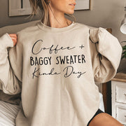 Cozy Letter Print Sweatshirt for Women
